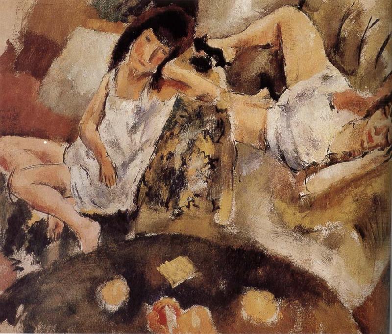 Jules Pascin Sleeping oil painting picture